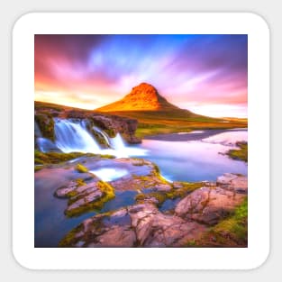 nature waterfall Sticker